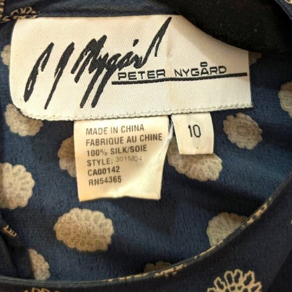 Vintage Peter Nygard 100% Silk Top - Picture 7 of 7